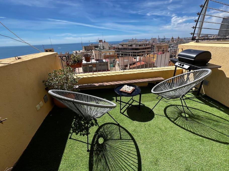 Private Sun Terrace Amazing View Lägenhet Alicante Exteriör bild