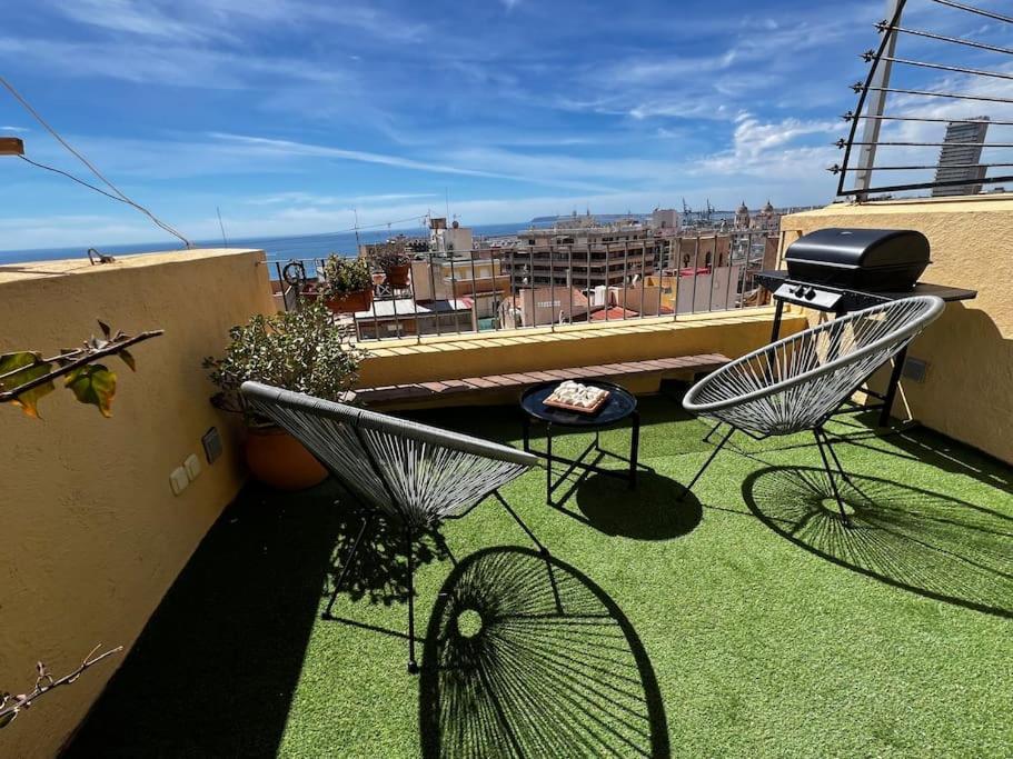 Private Sun Terrace Amazing View Lägenhet Alicante Exteriör bild